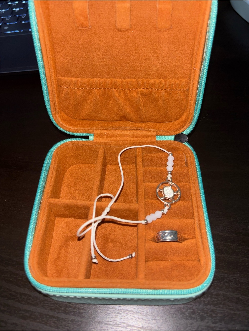Turtle Anklet & silver toe ring